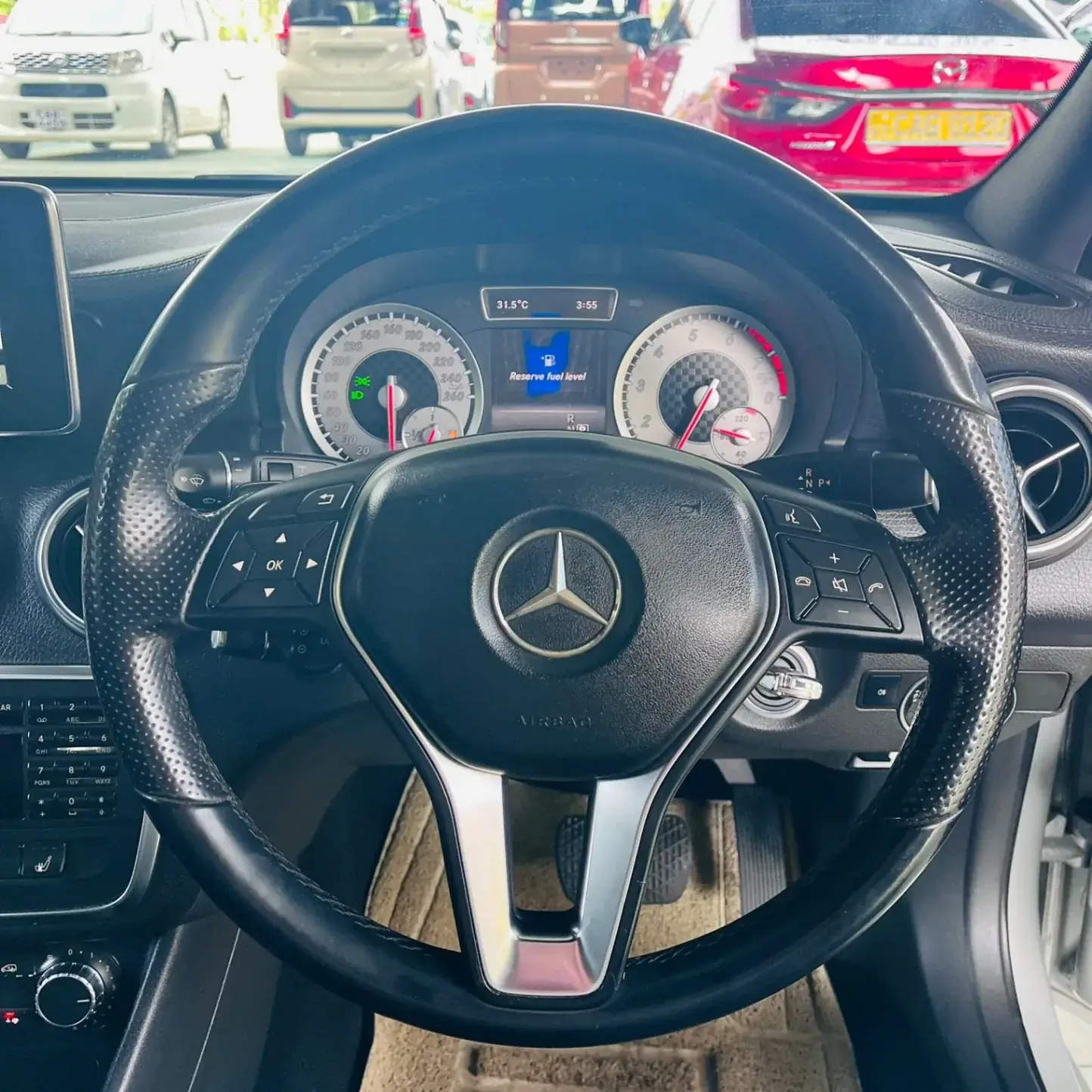 Silver Mercedes-Benz A180 2013 Petrol detail view 7 - SMT Motor Hub Negombo