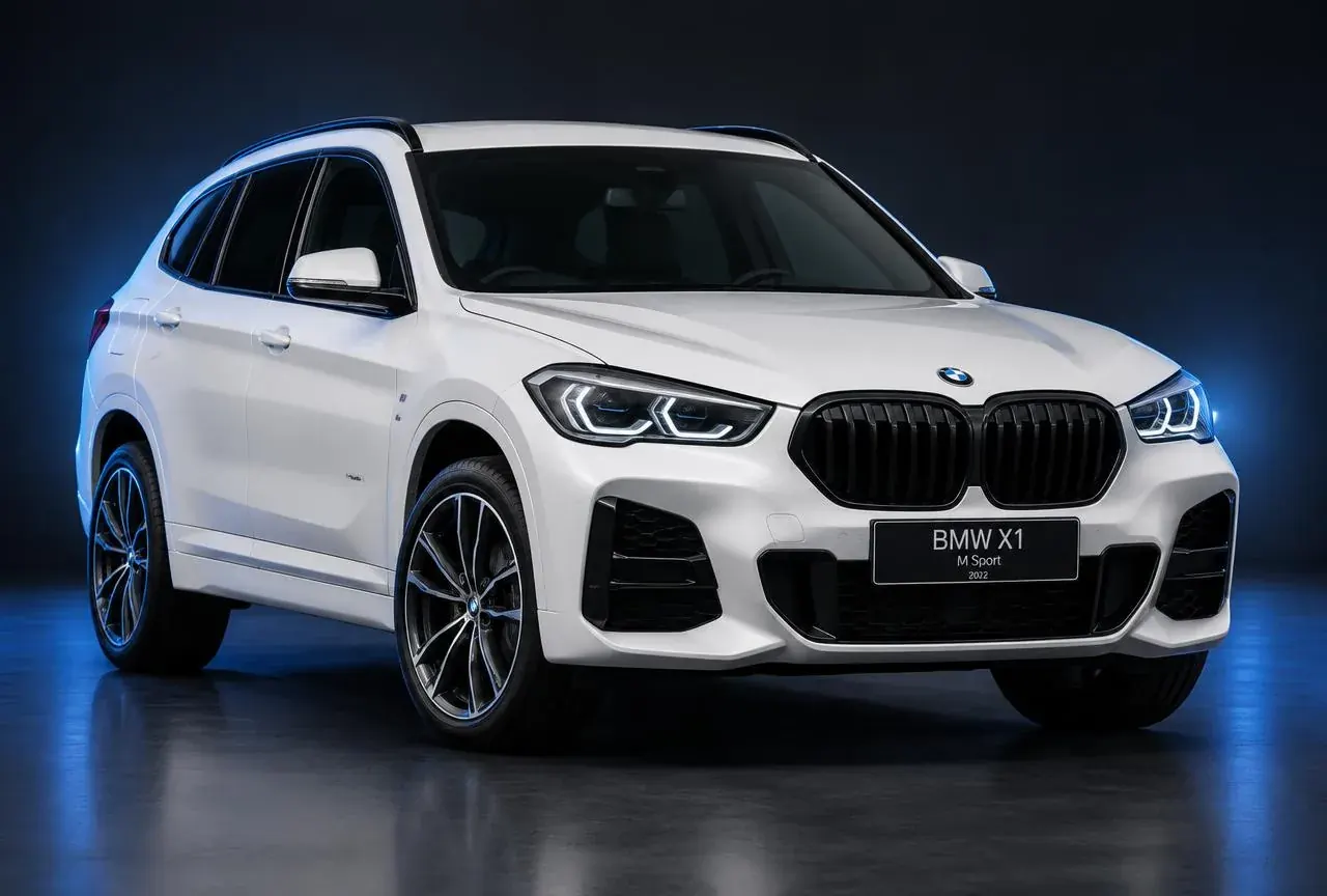 Alpine White BMW X1 2022 Petrol front view - SMT Motor Hub Negombo